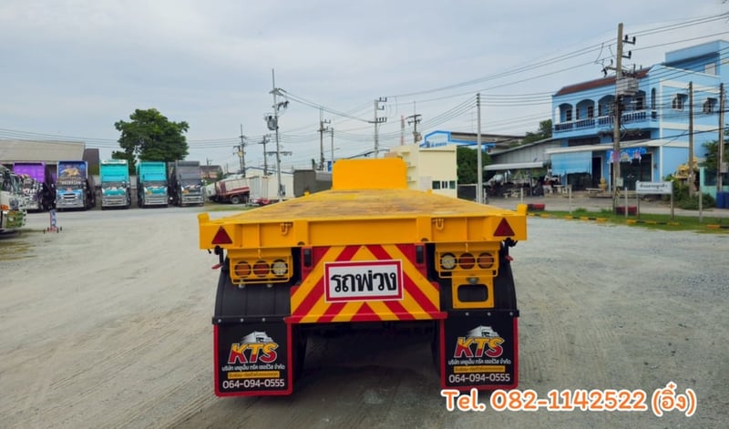 หางพื้นเรียบ สามเพลา อู่ WAFA ปี 2563 (6112)