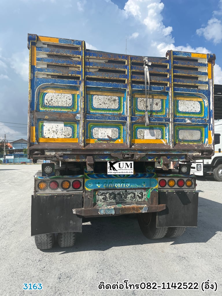 🚚💨#รถพ่วงดั้มดิน ทราย HINO FM1A 344 ปี56 🚚💨(3163,3164)