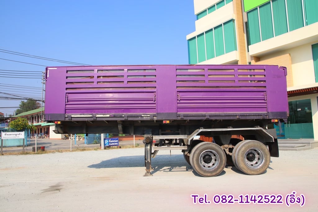 🚚 หางเซมิดั้มพ์ สองเพลา อู่เพชรรัตน์นำกิจเจริญ ปี 2566🚚 (9819)