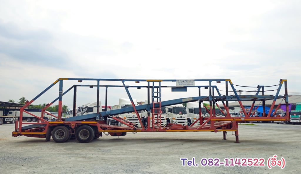 🚚💨หางบรรทุกรถยนต์ สองเพลา อู่ RCK ปี 2554(2404) 🚚💨หางบรรทุกรถยนต์ สองเพลา อู่ RCK ปี 2554(2404)