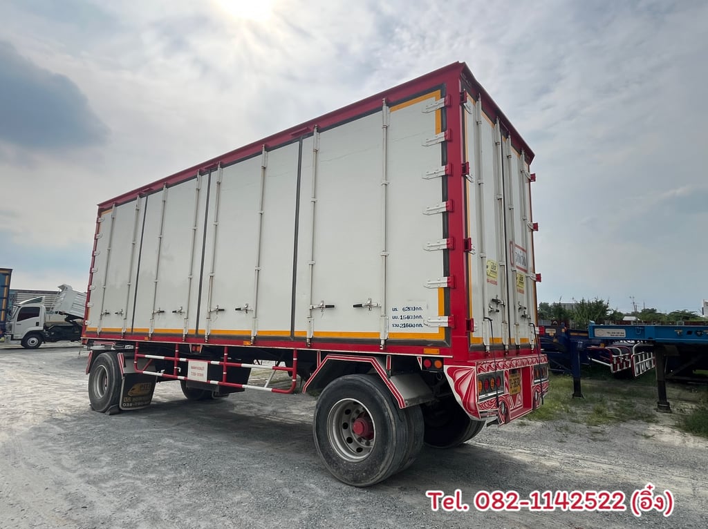 #หางพ่วงตู้ สองเพลา อู่ ปิติ ปี 2565 (3643) #หางพ่วงตู้ สองเพลา อู่ ปิติ ปี 2565 (3643)