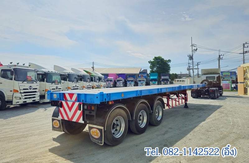 หางพื้นเรียบสามเพลา อู่ RCK ปี 2561 (4437)