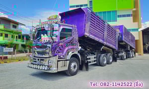 สิบล้อดั้มเกษตรชุดใหญ่แม่ลูก ISUZU FXZ 360 แรง ปี 2566 (9107,9108) สิบล้อดั้มเกษตรชุดใหญ่แม่ลูก ISUZU FXZ 360 แรง ปี 2566 (9107,9108)