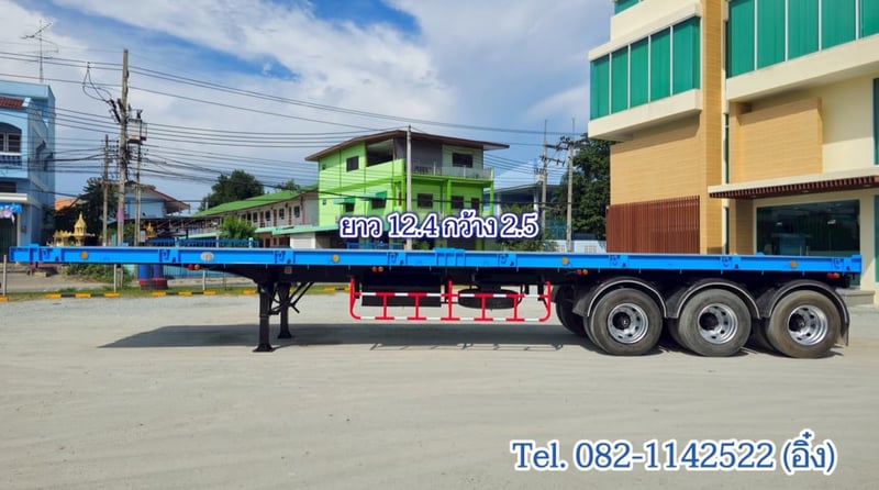 หางพื้นเรียบ สามเพลา อู่ RCK ปี 2565 (4437) หางพื้นเรียบ สามเพลา อู่ RCK ปี 2565 (4437)