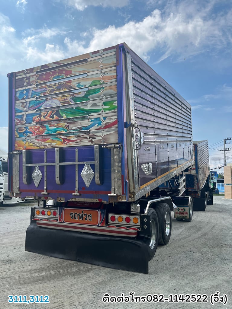 🚚💨#สิบล้อดั้มแม่ลูก ISUZU FXZ 360 แรง ปี 2566  หน้าจิ้กก้า หล่อๆ 🚚💨(3111,3112)