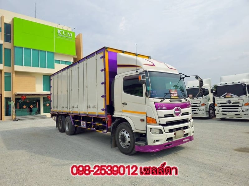 👉 สิบล้อตู้สิบบาน HINO FL8J 260 แรง ปี 2560(3133)