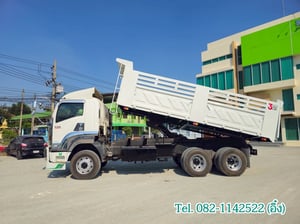 #สิบล้อดั้มพ์ ISUZU FXZ 360 แรงม้า ปี 2556 กระบะสามมิตร (2374)