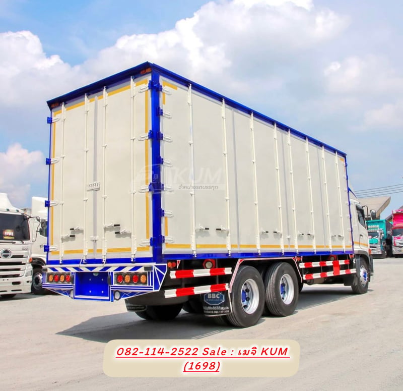 HINO FL 260แรงม้า รถบรรทุก 10ล้อ ตู้แห้ง ปี2023 HINO FL 260แรงม้า รถบรรทุก 10ล้อ ตู้แห้ง ปี2023
