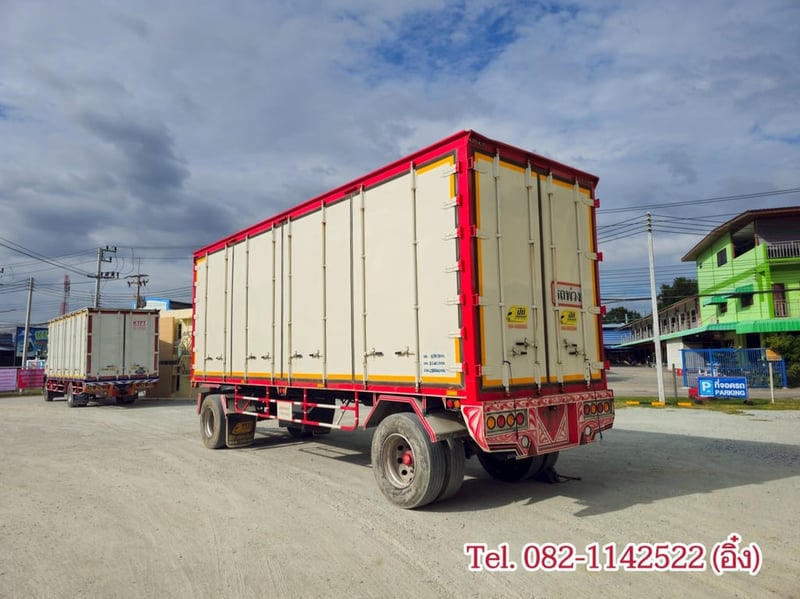 #หางพ่วงตู้ สองเพลา อู่ ปิติ ปี 2565 (3463)