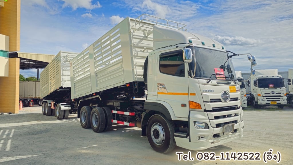 #สิบล้อดั้มพ์ HINO FM1A 344 แรง ปี 2566 (7371,9338)