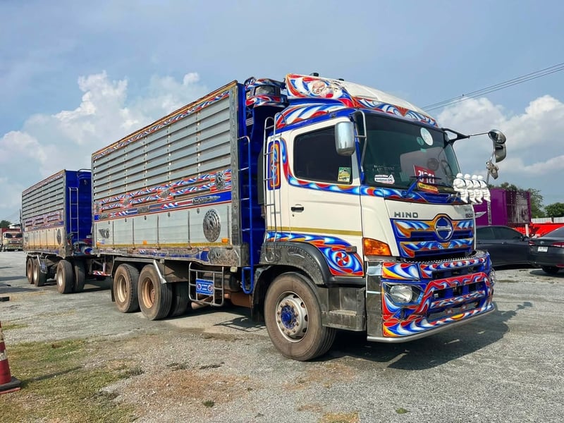 🌟บรรทุกได้ 30ตัน สิบล้อดั้มพ์ HIINO FM1A 344 แรง ปี 2561 (3362,3363)
