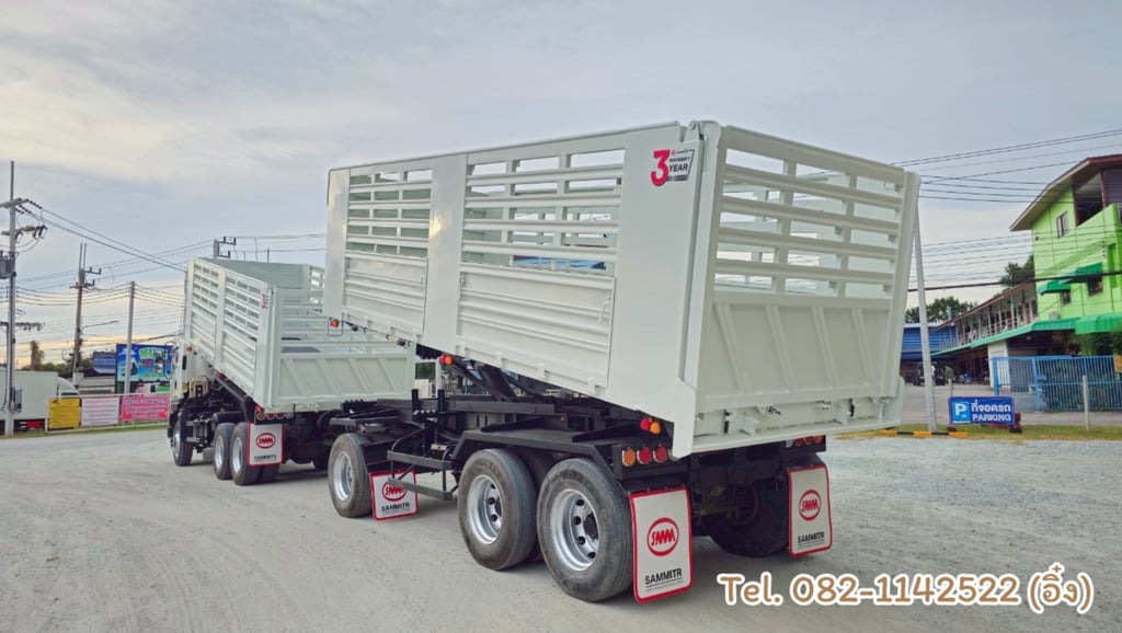 #สิบล้อดั้มพ์ ISUZU FXZ 360 แรง ปี 2566 ขาวสะอาดตา กระบะอู่สามมิตรแท้ (3843,3844)