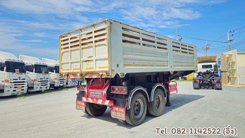 🚚 หางเซมิดั้มพ์ สองเพลา อู่เดอะซัน ปี 2566 (3395)