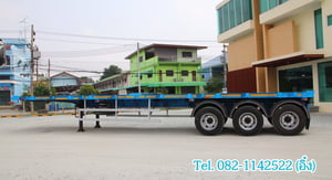 หางพื้นเรียบ สามเพลา อู่ CIMC ปี 2564(8294) หางพื้นเรียบ สามเพลา อู่ CIMC ปี 2564(8294)