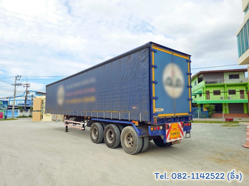 #หางตู้ผ้าใบ สามเพลา อู่สามมิตร ปี2565 (0160)