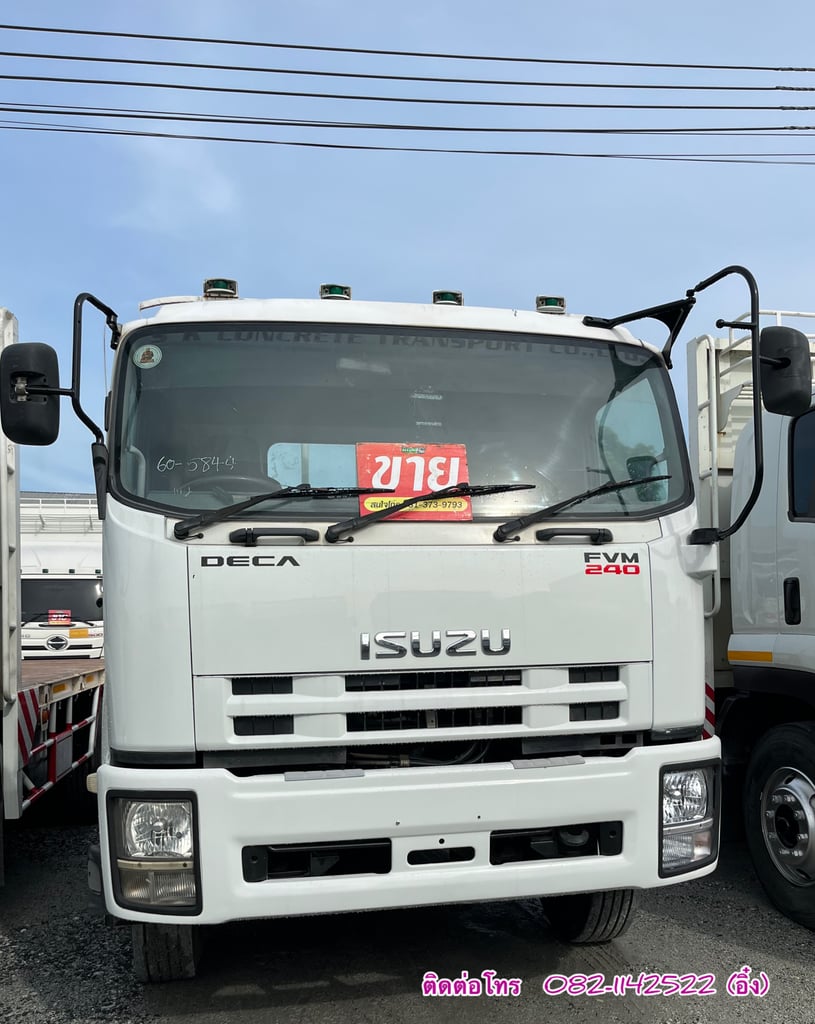 🚚 ISUZU FVM 240แรงม้า รถบรรทุก 10ล้อ พื้นเรียบ ปี2012 (5844) 🚚 ISUZU FVM 240แรงม้า รถบรรทุก 10ล้อ พื้นเรียบ ปี2012 (5844)