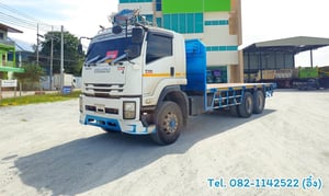 สิบล้อพื้นเรียบ ISUZU FVM 240 แรง ปี 2561(1517)
