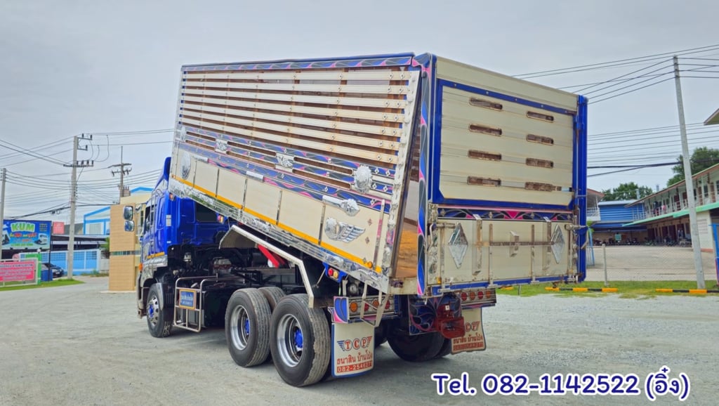 #สิบล้อดั้มพ์ HINO FM1A 344 แรง ปี 2566 กระบะอะลูมิเนียม ได้ชุดแต่งพร้อม (2108)