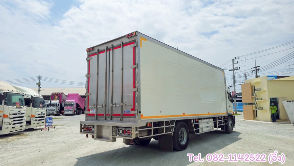 🚚 💨#หกล้อตู้เย็น HINO FG8J 240แรง ปี 2566 (4212) 🚚 💨#หกล้อตู้เย็น HINO FG8J 240แรง ปี 2566 (4212)