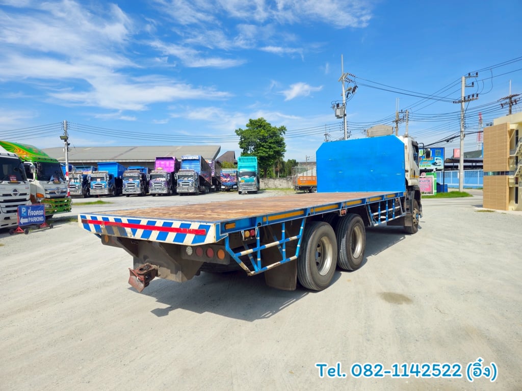 สิบล้อพื้นเรียบ ISUZU FVM 240 แรง ปี 2561(1517)