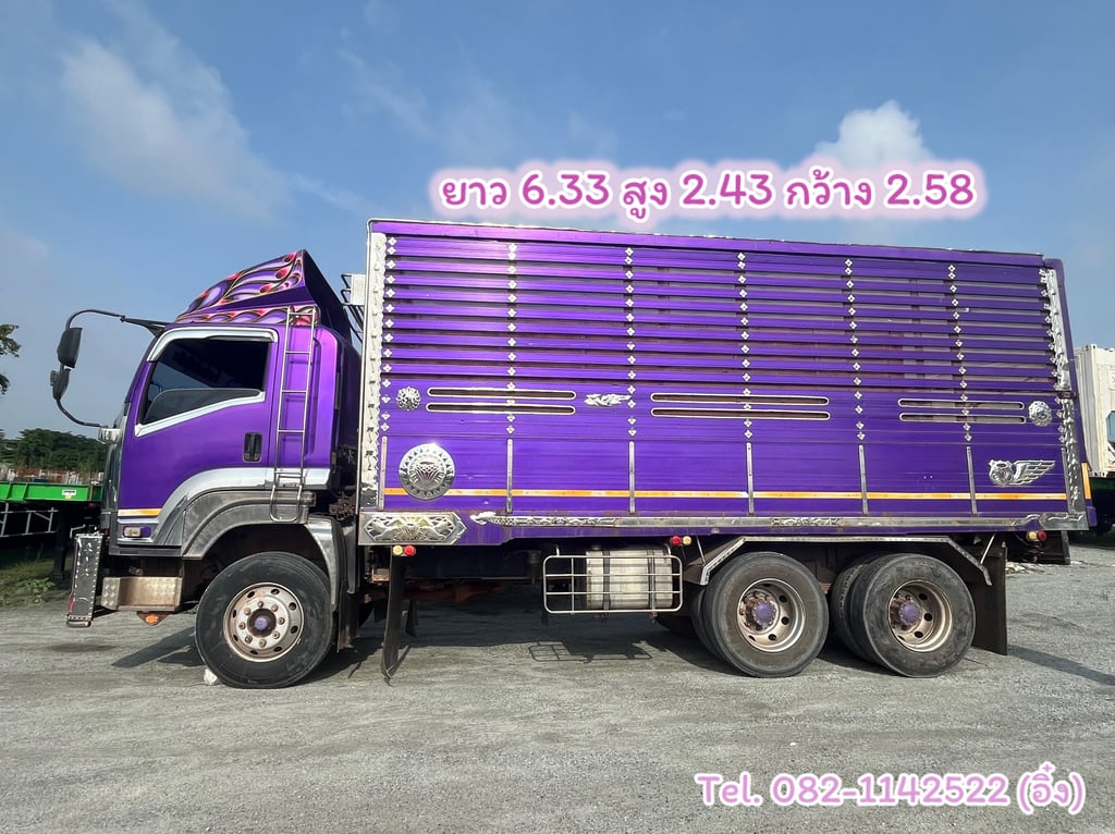 #รถสิบล้อดั้ม ISUZU FXZ360 ปี 54 (9033)