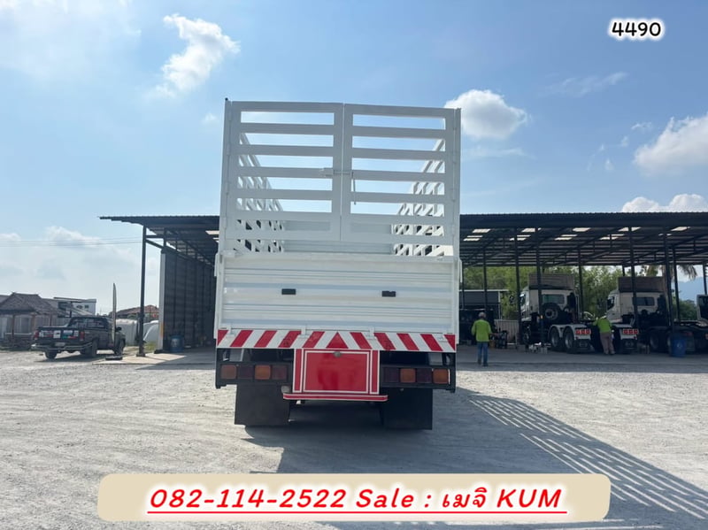 ISUZU FVM 300แรงม้า รถบรรทุก 10ล้อ กระบะคอกสูง ปี2020 ISUZU FVM 300แรงม้า รถบรรทุก 10ล้อ กระบะคอกสูง ปี2020