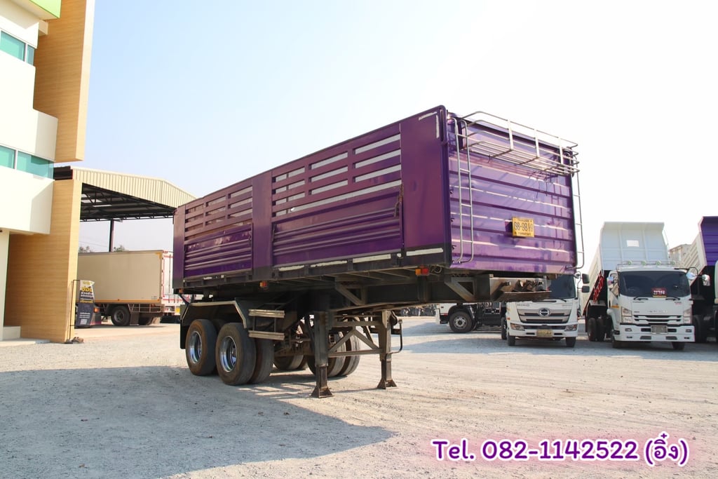 🚚 หางเซมิดั้มพ์ สองเพลา อู่เพชรรัตน์นำกิจเจริญ ปี 2566🚚 (9819)