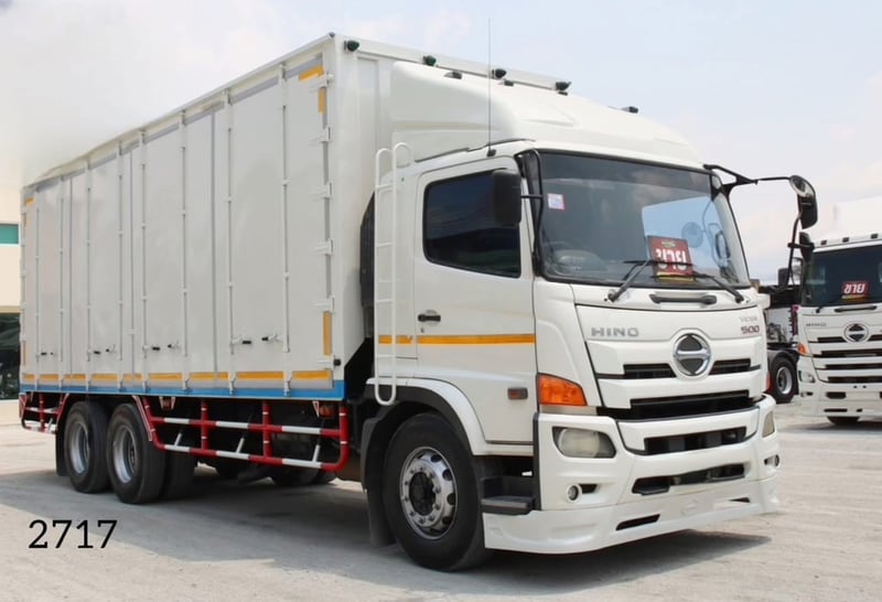 สิบล้อตู้สิบบาน HINO FL8J  260 แรงม้า ปี 2561  (2717)