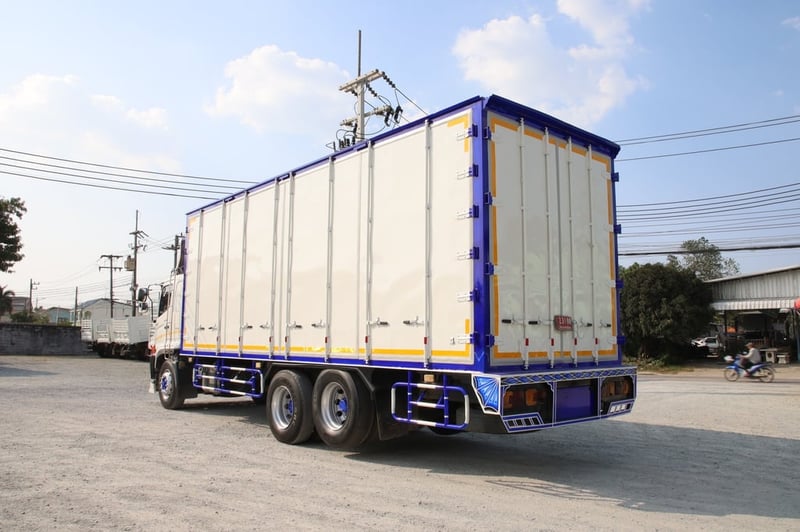 💥ฟรี เปลี่ยนยางใหม่ 10เส้น💥 สิบล้อตู้สิบบาน HINO FG8J 240 แรง ปี 2565 (4820)