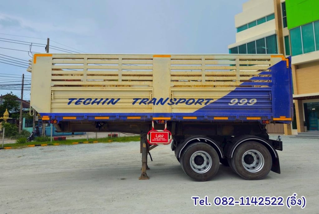 🚚 หางเซมิดั้มพ์ สองเพลา อู่ TNJ ปี 2565 (0824) 🚚 หางเซมิดั้มพ์ สองเพลา อู่ TNJ ปี 2565 (0824)