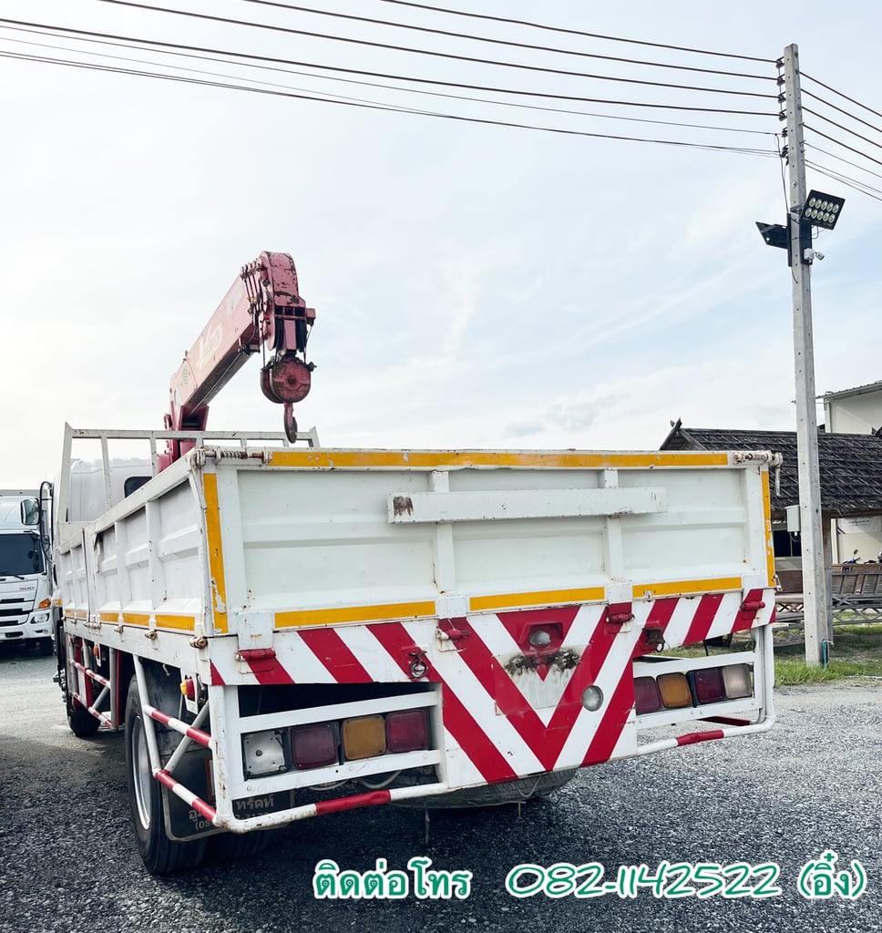 🚚 ISUZU FTR 240 แรงม้า ปี 2014 รถ 6 ล้อเครน (0947)