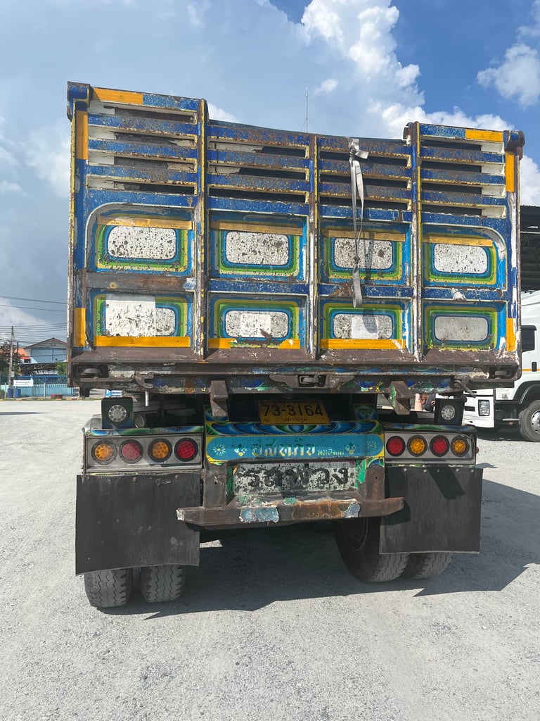 🚚💨 #ดั้มพ่วงแม่ลูก 344 ปี 56 อู่ สหกิจ 🚚💨 (3113,3114) 