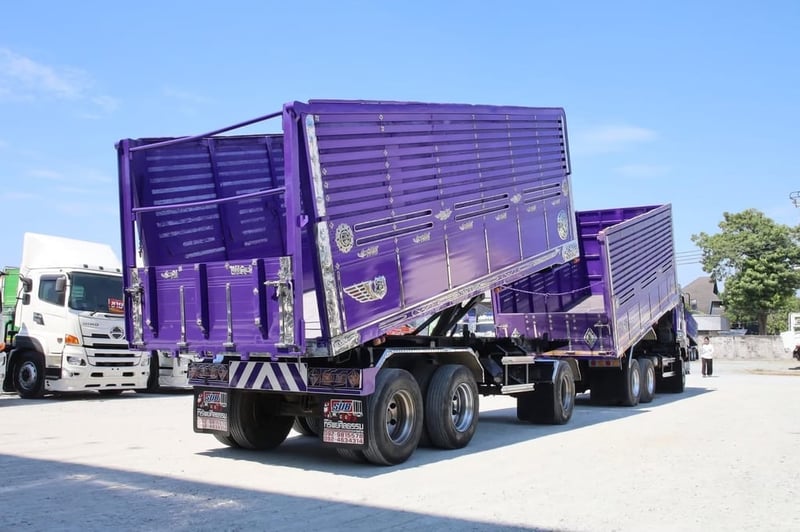 ISUZU FXZ 360แรงม้า รถบรรทุก 10ล้อ พ่วงแม่ลูก ปี2011