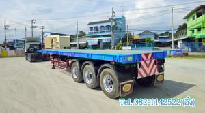 หางพื้นเรียบ สามเพลา อู่ RCK ปี 2561(4437) หางพื้นเรียบ สามเพลา อู่ RCK ปี 2561(4437)