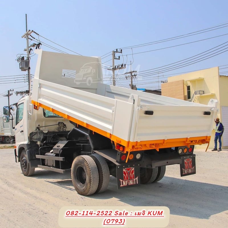 HINO FC 175แรงม้า รถบรรทุก 6ล้อ ดั้มพ์ ปี2022 เลขไมล์น้อยกว่า 50,000 กม. HINO FC 175แรงม้า รถบรรทุก 6ล้อ ดั้มพ์ ปี2022 เลขไมล์น้อยกว่า 50,000 กม.