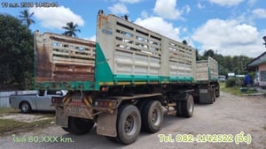 #สิบล้อดั้มพ่วง ISUZU FXZ 360 แรงม้า ปี2565 กระบะสามมิตรแท้ (9576)