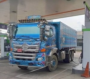 HINO FM รถบรรทุก 10ล้อ ดั้มพ์ ปี2021 เลขไมล์ 296,677 กม.