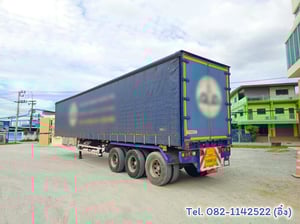 หางตู้ผ้าใบ สามเพลา อู่สามมิตร ปี 2565(0160)