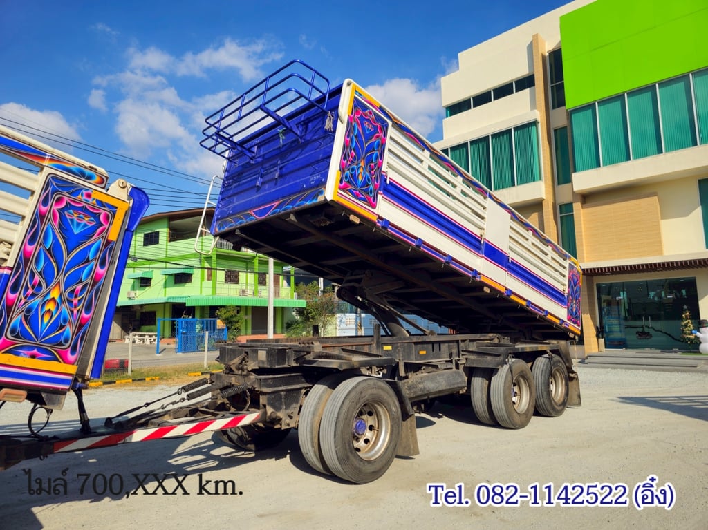 สิบล้อดั้มพ์ HIHO FM2P 380 แรงม้า ปี 2561 กระบะสามมิตรแท้ (8844,8845)