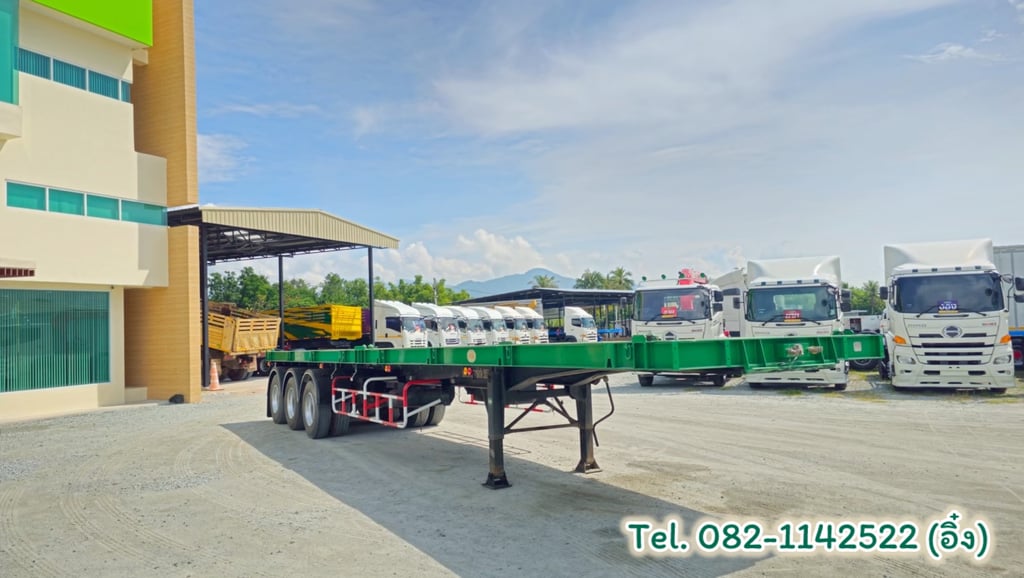 #หางพื้นเรียบ สามเพลา อู่ RCK ปี 2560 (6737)