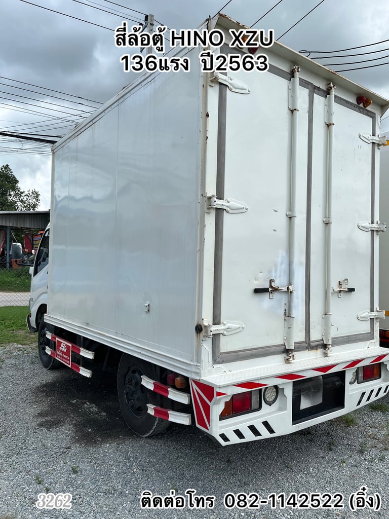 🚚 สี่ล้อตู้ HINO XZU 136แรง  ปี2563🚚 (3262)