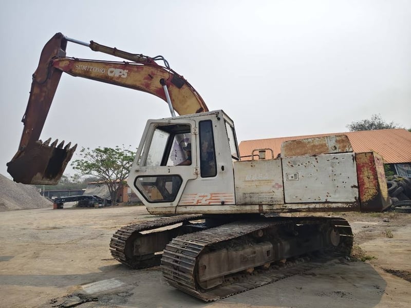 แมคโครคลาสสิคในตำนาน Sumitomo LS2800 รุ่นประหยัดน้ำมัน อึดถึกทน ช่วงล่างดี เอกสารเล่มทะเบียน ราคาสุดคุ้ม 