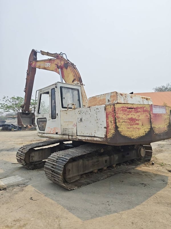แมคโครคลาสสิคในตำนาน Sumitomo LS2800 รุ่นประหยัดน้ำมัน อึดถึกทน ช่วงล่างดี เอกสารเล่มทะเบียน ใช้งานได้ปกติ ราคาถูกมากสุดจะคุ้ม 