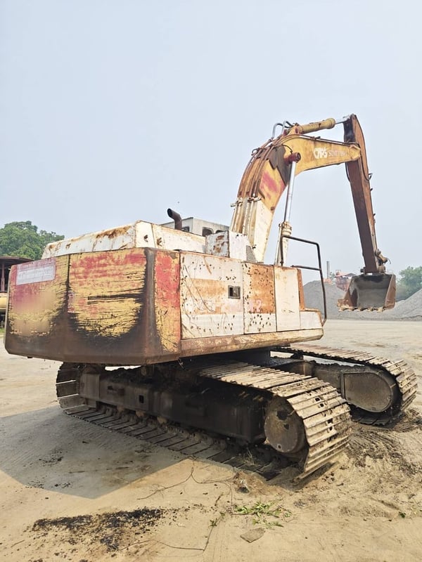 แมคโครคลาสสิคในตำนาน Sumitomo LS2800 รุ่นประหยัดน้ำมัน อึดถึกทน ช่วงล่างดี เอกสารเล่มทะเบียน ใช้งานได้ปกติ ราคาถูกมากสุดจะคุ้ม 