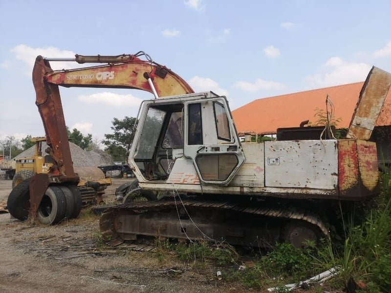 แมคโครคลาสสิคในตำนาน Sumitomo LS2800 รุ่นประหยัดน้ำมัน อึดถึกทน ช่วงล่างดี เอกสารเล่มทะเบียน ราคาสุดคุ้ม 