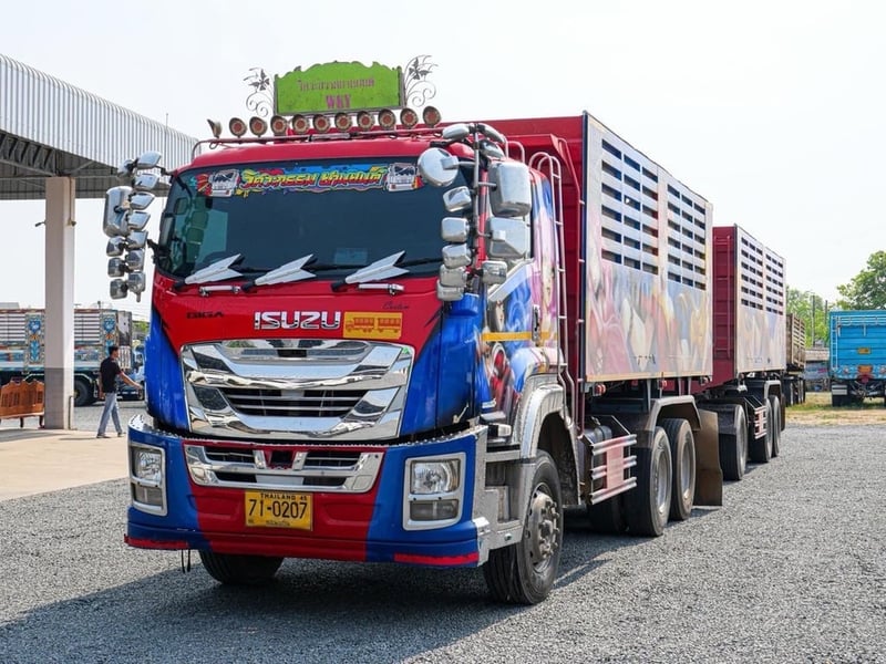 หน้าGiga แม่ดัมพ์ 10ลูก+ลูกดัมพ์ 12ล้อ น้ำหนักบรรทุก 29ตัน