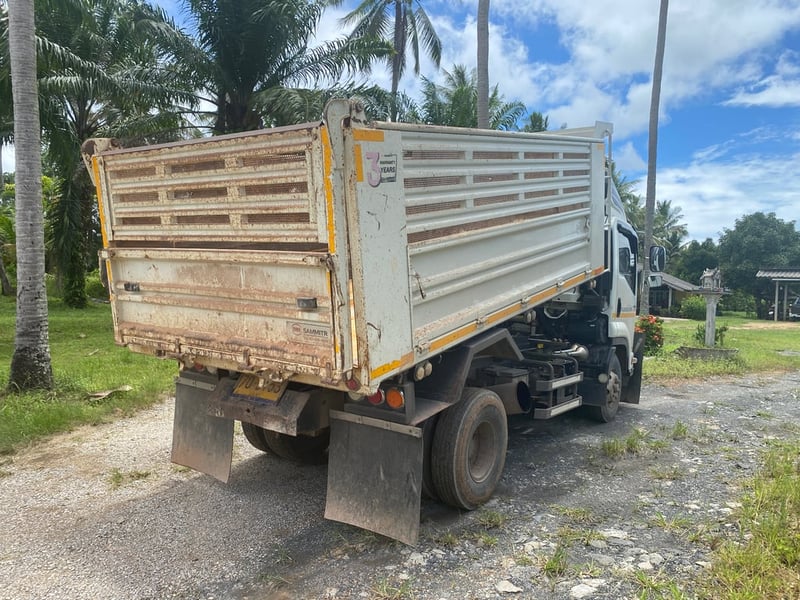 ISUZU FRR 210 แรงม้า รถบรรทุก 6 ล้อ ดั้มพ์สามมิตร ปี2023 