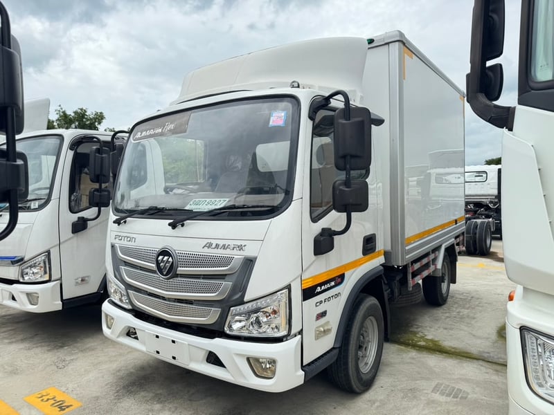 FOTON Aumark Flex 3100 120แรงม้า รถบรรทุก 4ล้อ ตู้แห้ง ปี2022 เลขไมล์ 11,800 กม. FOTON Aumark Flex 3100 120แรงม้า รถบรรทุก 4ล้อ ตู้แห้ง ปี2022 เลขไมล์ 11,800 กม.