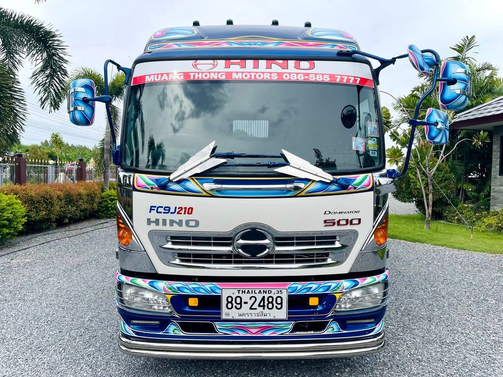 6 ล้อ HINO MEGA FC9JJ 210 แรง เทอร์โบ ปี 2561 ราคา 950,000 บาท