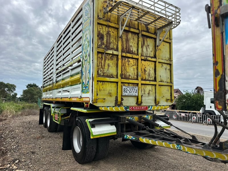 FXZ 360 ปี 56 ไมล์น้อย 573,000 กม. แม่ 12 ล้อ ยาว 6.2 ม. ตัวลูก 3 เพลา 7 ม.ดั้มแม่ลูก 